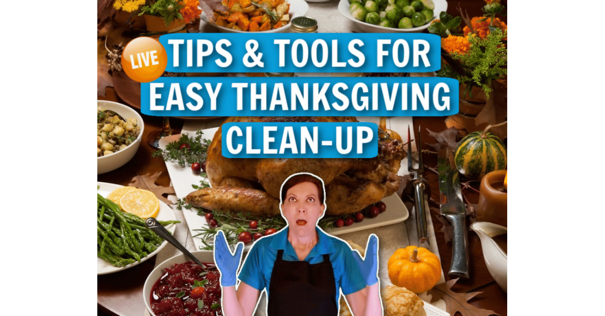 Savvy Cleaner CEO Angela Brown Teaches New Masterclass on Easy Thanksgiving Cleanup Tools