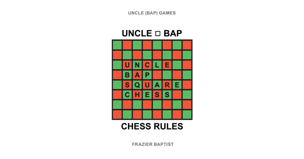 Author Frazier Baptist’s New Book, "Uncle (Bap) Chess Rules," is a Guidebook to Help One Master the Game of Chess While Introducing Readers to Brand New Ways of Playing