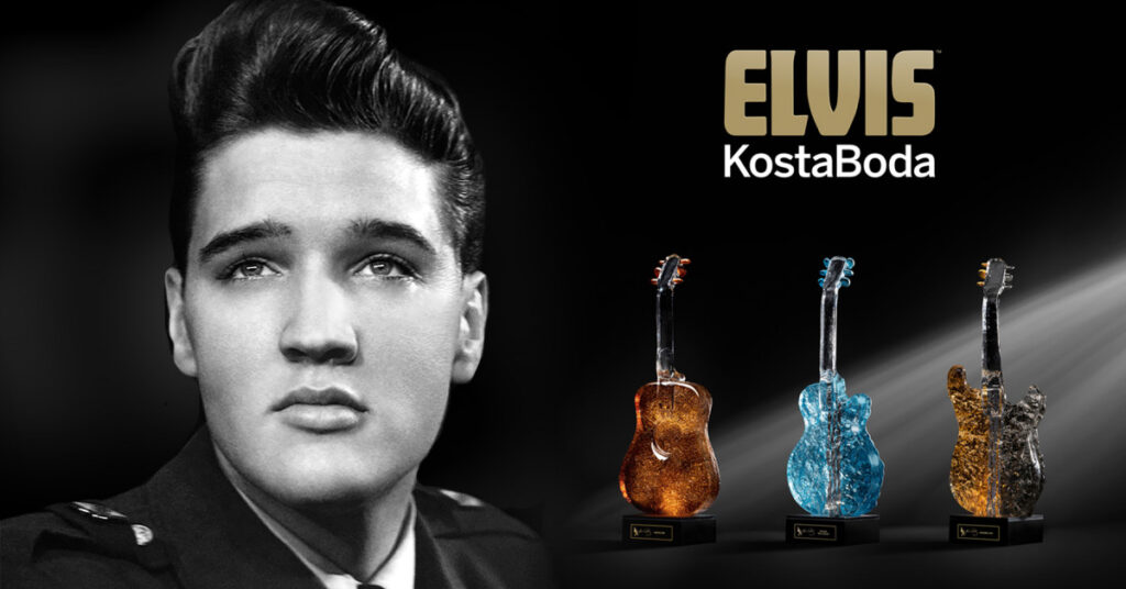 Kosta Boda Collaborates with Elvis Presley Enterprises
