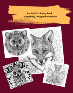 Animal Mandalas Coloring Book for Adults - 50 Designs for Relaxation, Instant Download