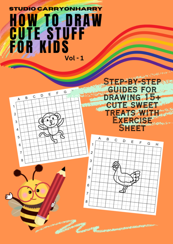 How to Draw Cute Stuff for Kids - Vol 1 Print and Draw Download