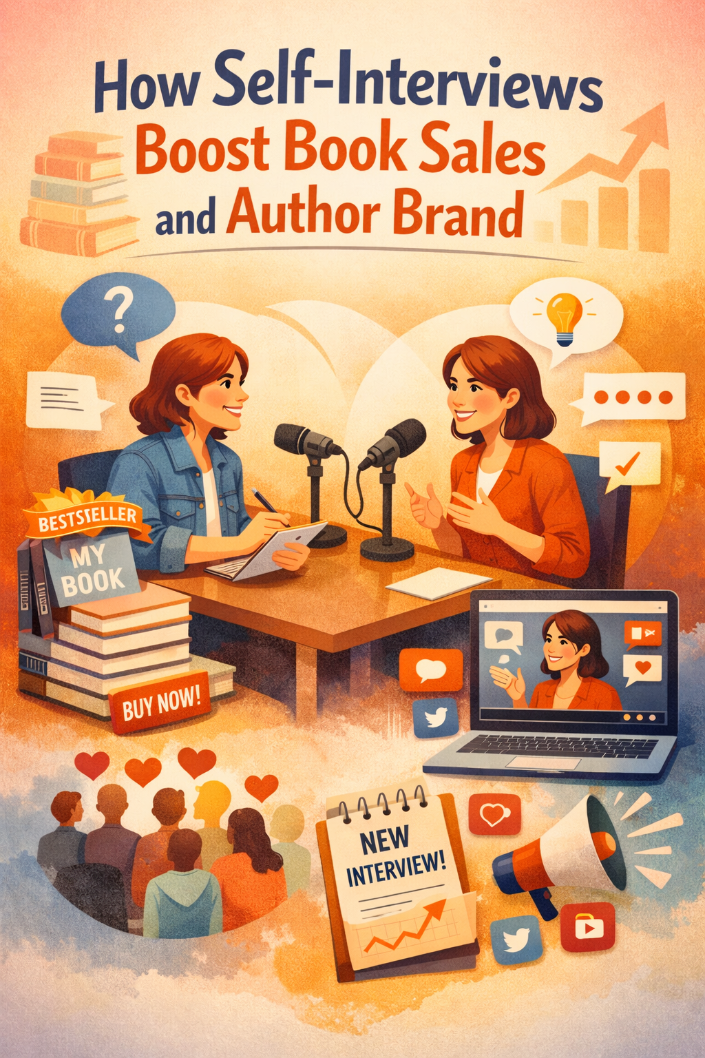 How Self-Interviews Boost Book Sales and Author Brand