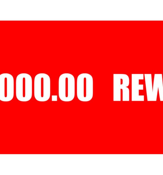 ,000.00 Reward for Return of Equipment Stolen from JXBMovies