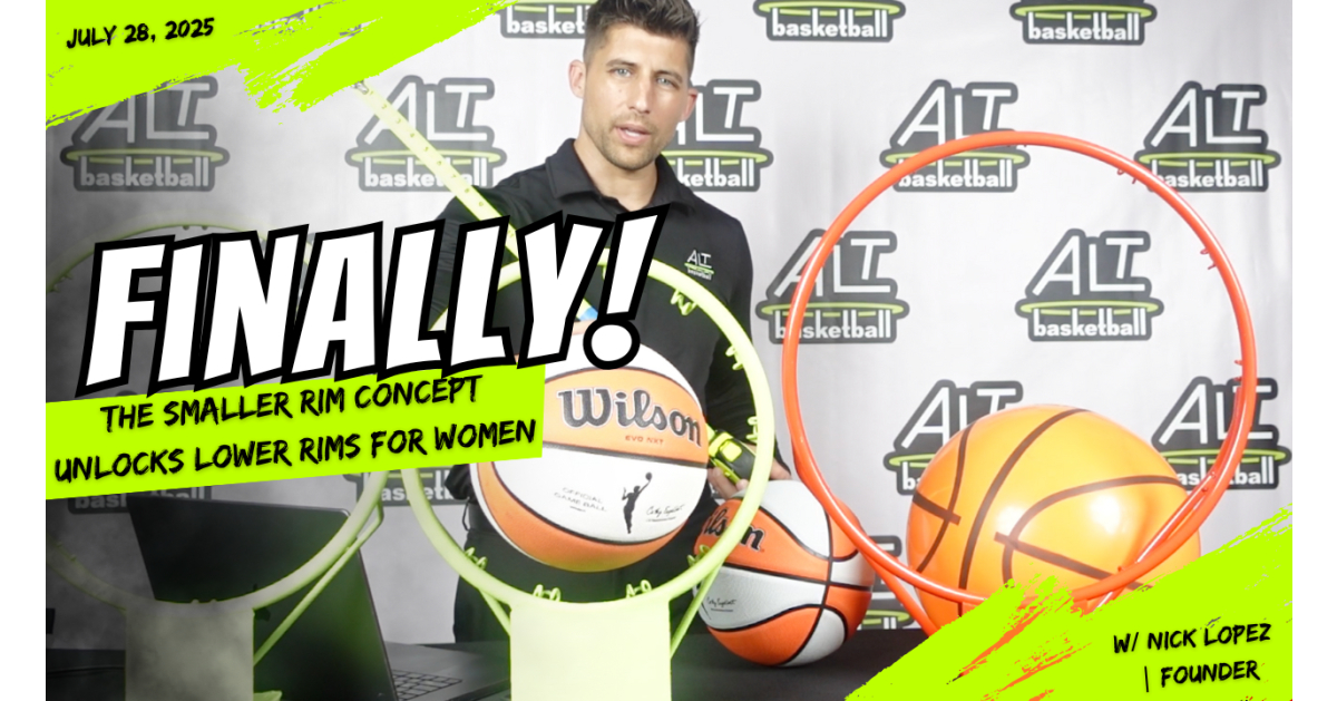 ALTbasketball, Inc. Launches Both the “ALTbasketball Smaller Rim Concept” to be Promoted to the NBA as and the Development of Professional League w/ Lower Rims for Women ALTbasketball, Inc. Launches Both the “ALTbasketball Smaller Rim Concept” to be Promoted to the NBA as and the Development of Professional League w/ Lower Rims for Women