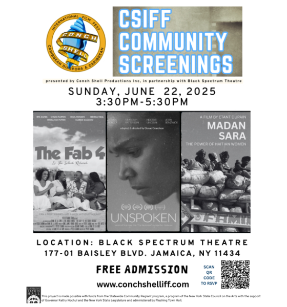 Conch Shell Productions Presents CSIFF Community Screening Series at Black Spectrum Theatre – June 22, 2025