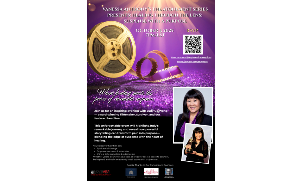 Healing Through the Lens: Suspense with a Purpose – Webinar on October 1, 2025