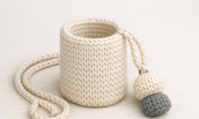 Knitted in Coventry City Studio, United Kingdom