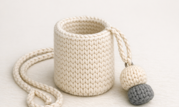 Knitted in Coventry City Studio, United Kingdom