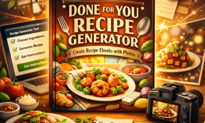 Create Recipe Ebooks with Photos – The “DONE FOR YOU” Recipe Generator Tool