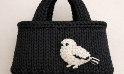 Hand‑Knitted Bags with Embroidered Bird Charms — A Studio Favourite