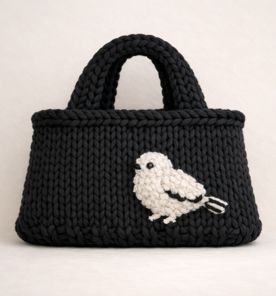 Hand‑Knitted Bags with Embroidered Bird Charms — A Studio Favourite