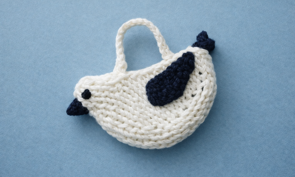 New Pattern Release: The Knitted Bird Mini‑Bag