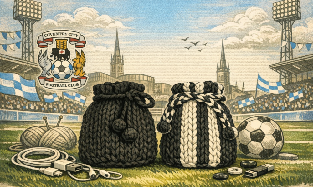 Hand‑Knitted Tech Pods — Coventry City Edition