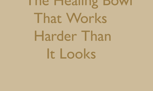 The Healing Bowl That Works Harder Than It Looks