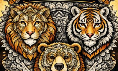Animal Mandalas Coloring Book for Adults – 50 Designs for Relaxation (Instant Download)