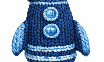 Hand‑knitted Rocket Bag — soft, sculptural, and crafted for 2026’s tactile fashion trend.