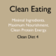 Minimal Ingredients. Maximum Nourishment. Clean Protein Energy.