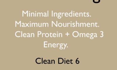 Minimal Ingredients. Maximum Nourishment. Clean Protein + Omega‑3 Energy.