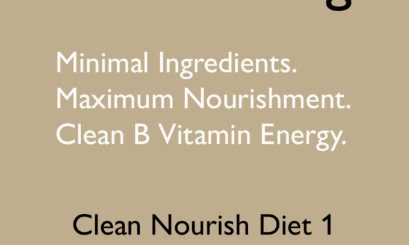 Minimal Ingredients. Maximum Nourishment. Clean B‑Vitamin Energy.