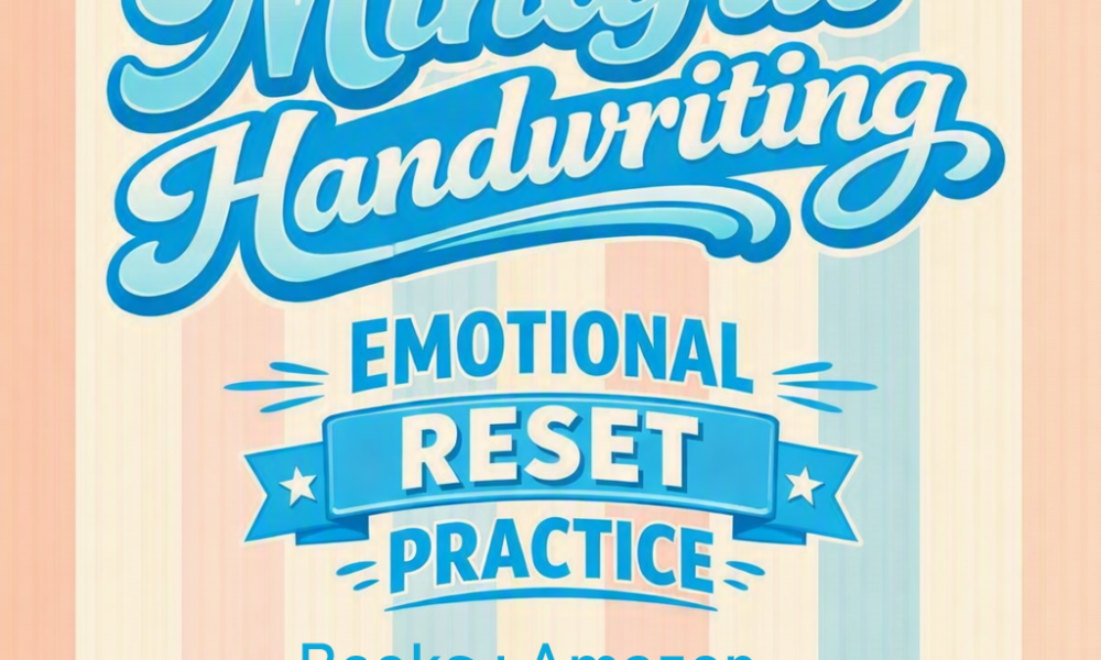 A minimal handwriting workbook for emotional clarity.