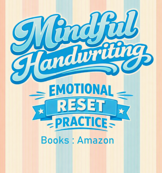 A minimal handwriting workbook for emotional clarity.