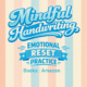 A minimal handwriting workbook for emotional clarity.