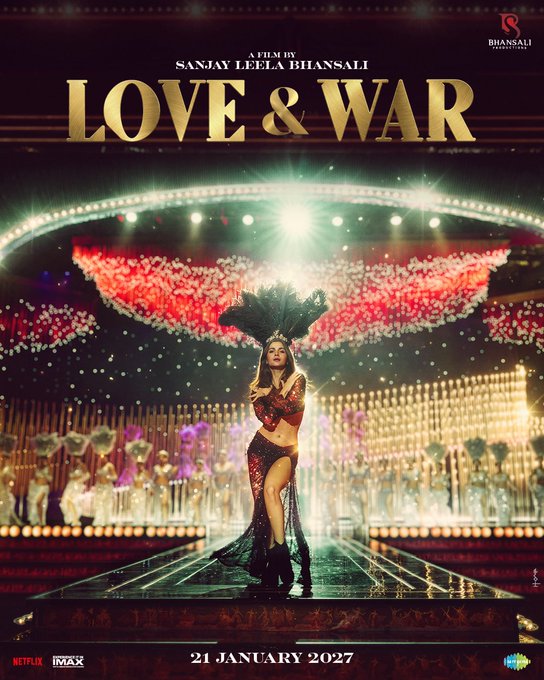 Alia Bhatt’s Cabaret-Style Look From Sanjay Leela Bhansali’s ‘Love & War’ Unveiled