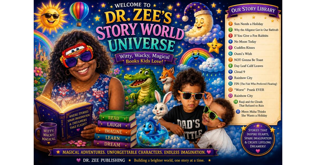 Dr. Zee Publishing Adds Ten Titles to Its Children’s Book Universe, Anchored by a Recurring Cast
