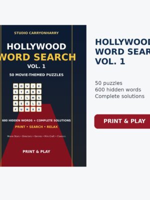 Hollywood Word Search Vol. 1