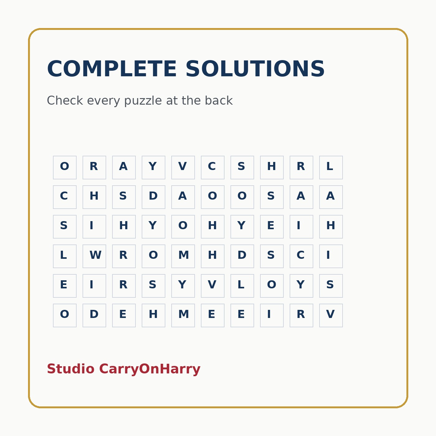 Hollywood Word Search Vol. 1