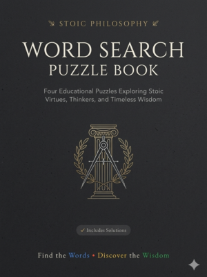 Stoic Philosophy Word Search Puzzles with Solutions
