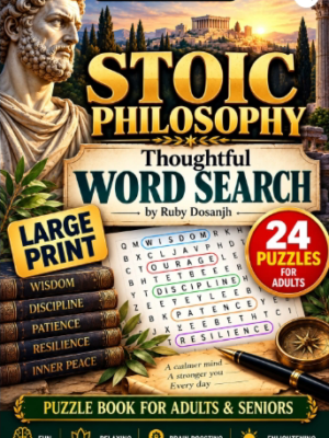 Stoic Philosophy Thoughtful Word Search