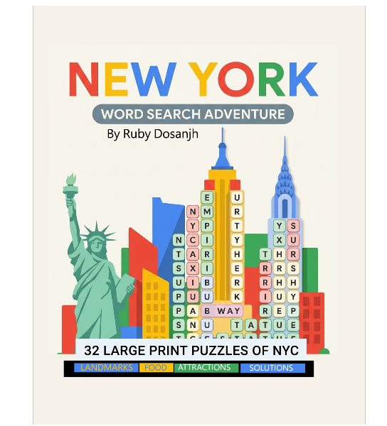 New York Word Search Out Now on Amazon
