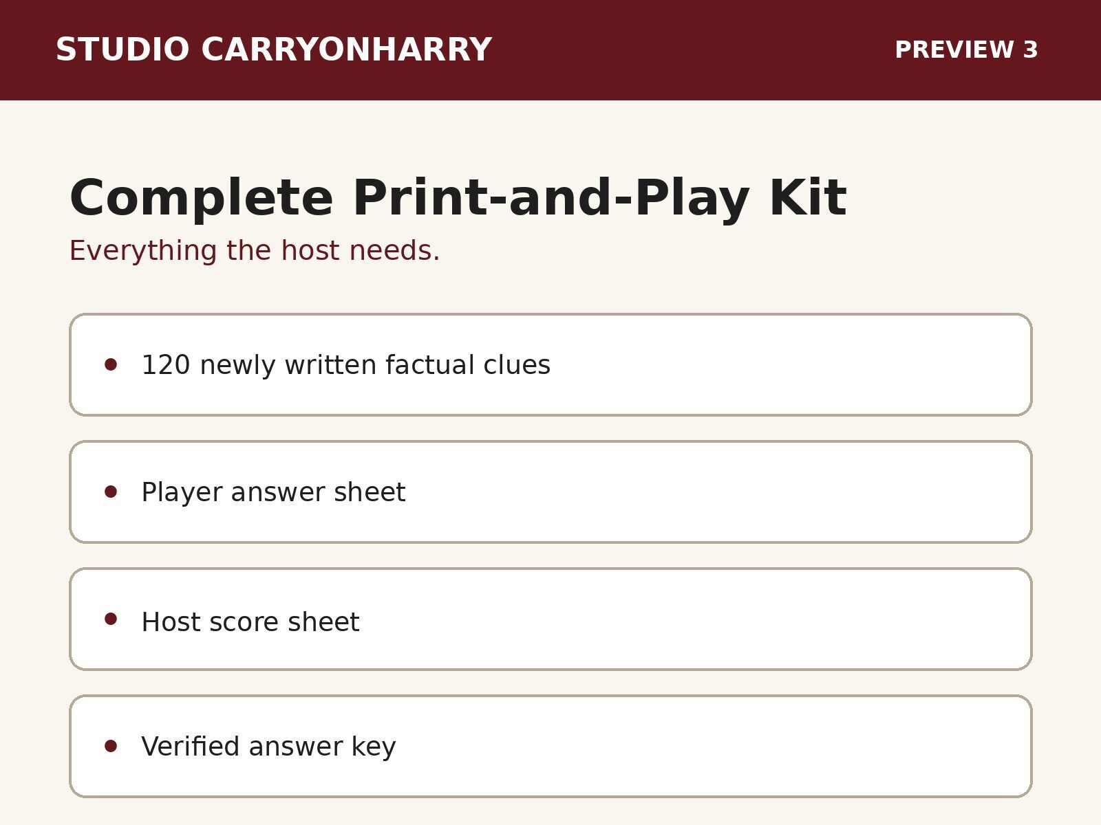 Studio CarryOnHarry Guess the Hollywood Star / Who Am I? Printable Game