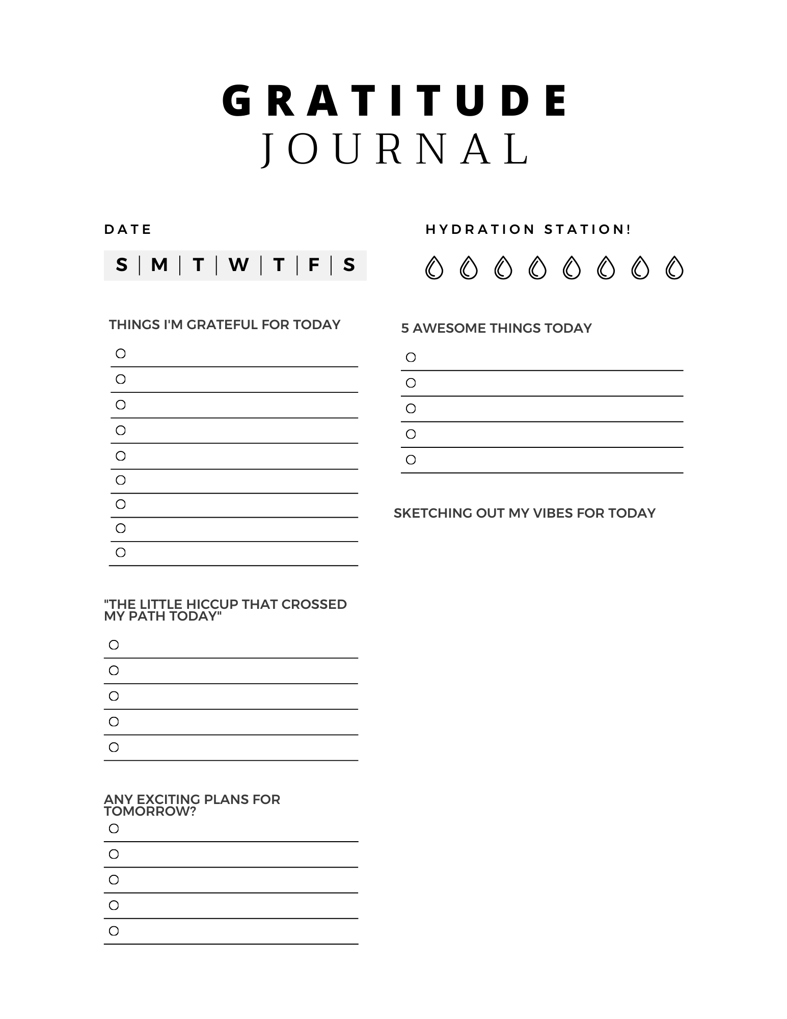 Gratitude Journal